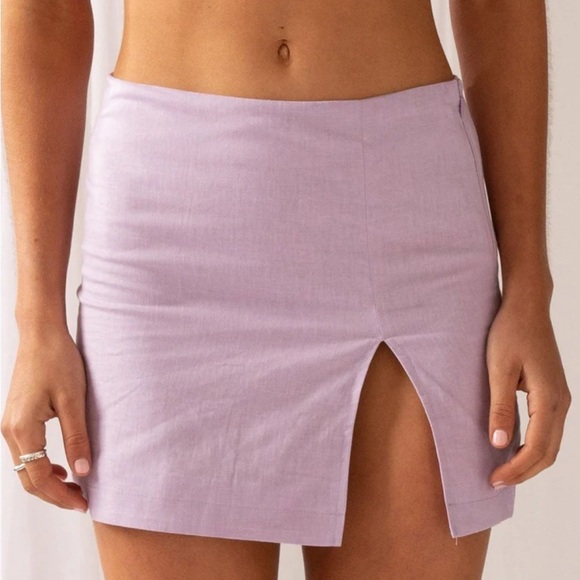 NWT PEPPERMAYO - Stay Focused Skirt - Lilac size 14 - Picture 1 of 4